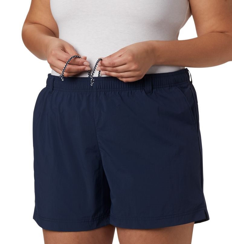 Women's Columbia PFG Backcast Water Shorts Navy | Plus Size CA-U1ALC